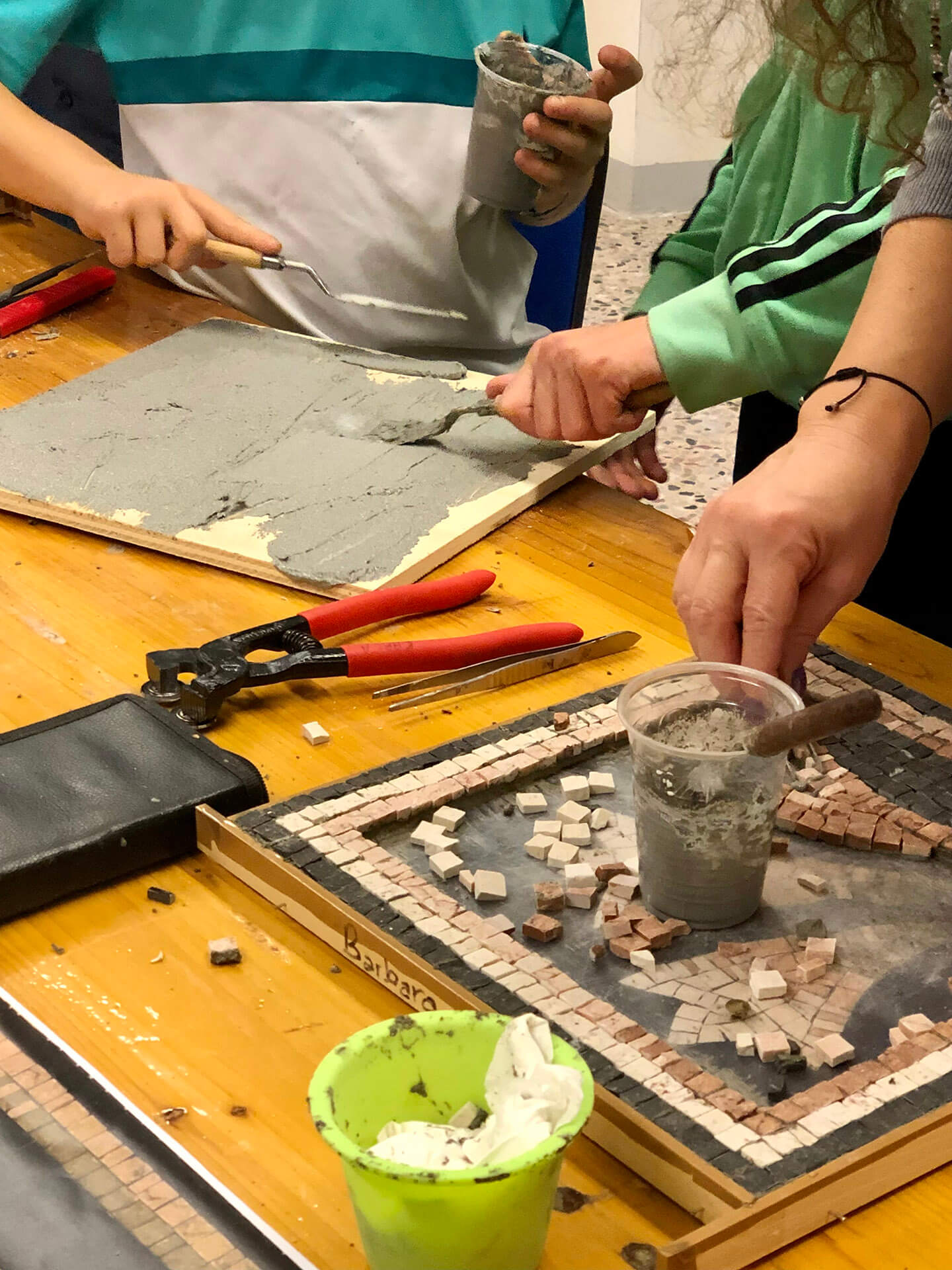 Laboratorio Atelier dell'Astro mosaico